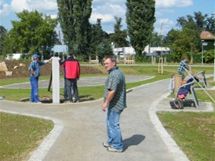 Nov park Za plotem v Uherskm Hraditi.