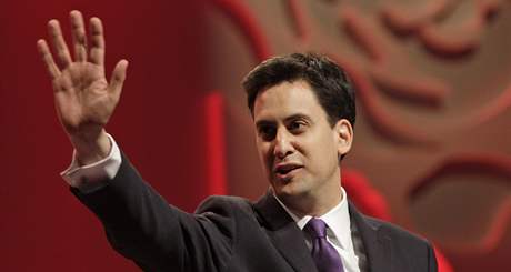Nový éf britské opoziní Labouristické strany Ed Miliband.