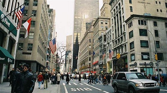 Pátá Avenue v New Yorku je ulicí s nejdraími nájmy na svt.