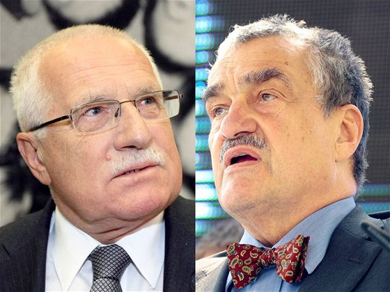 Prezident Václav Klaus vs. ministr Karel Schwarzenberg