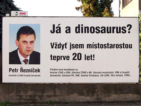 Billboard s Petrem ezníkem