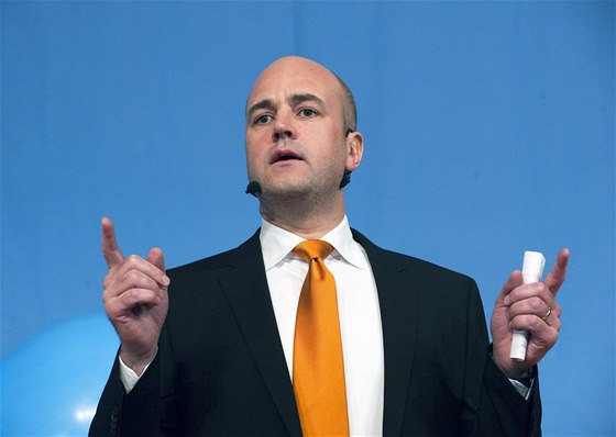 védský premiér Fredrik Reinfeldt (20. záí 2010)