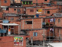 Slum v brazilskm Sao Paulu