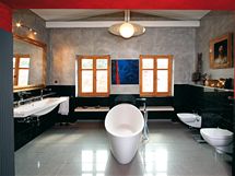 Velk koupelna je inspirovna italskm designem