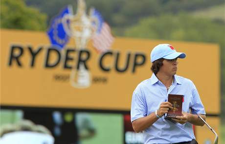 Ryder Cupu 2010 - novek americkho tmu Rickie Fowler.