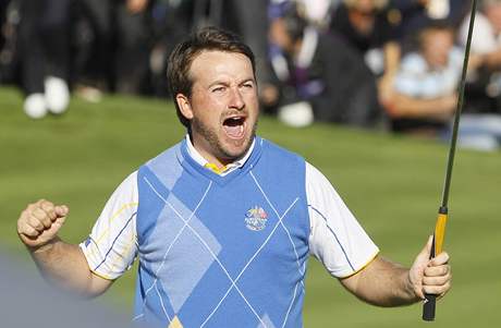 Graeme McDowell rozhodl o tom, e Evropa se stala vtzem Ryder Cupu