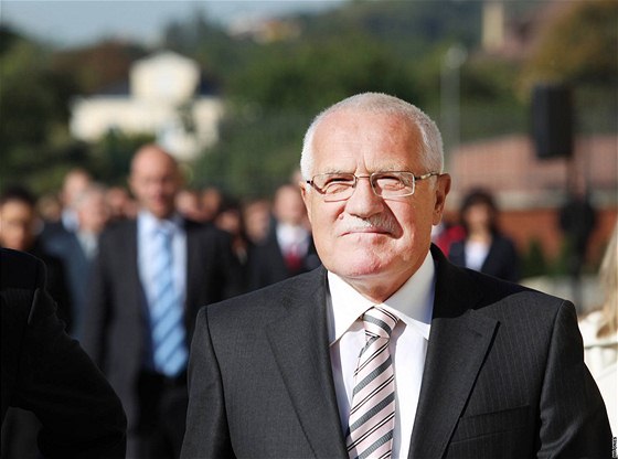 Prezident Václav Klaus.