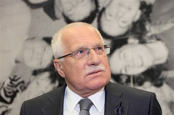 Prezident Václav Klaus.