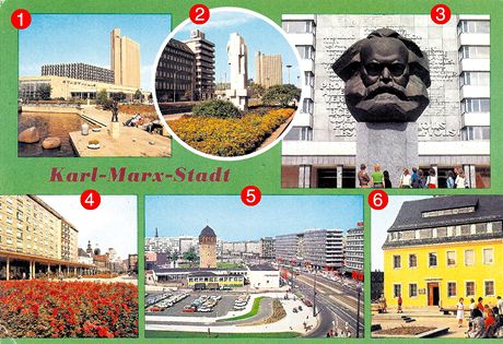 Nmecko, Karl-Marx-Stadt, dnes Chemnitz. 70. lta