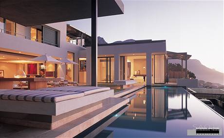 Luxusn vila s baznem od architektonickho studia Saota z Jihoafrick republiky