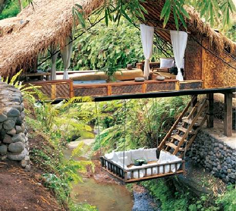 Wellness hotel Panchoran Retreat le uprosted dungle v Bali
