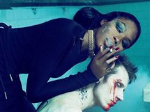 Naomi Campbellov na hororovch snmcch pro asopis Interview