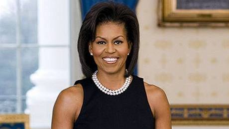 Michelle Obamová - oficiální portrét zveejnný Bílým domem