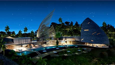 Luxusní vila s bazénem od architektonického studia Saota z Jihoafrické republiky