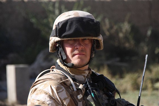 Den eského vojáka v Afghánistánu - Izy pi patrole.