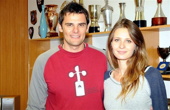 David Kostelecký s manelkou Lenkou