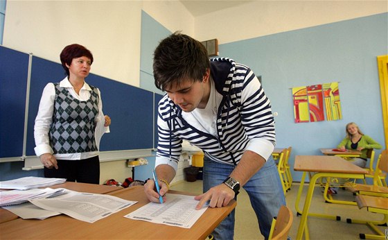 Státní maturita na tebíském gymnáziu