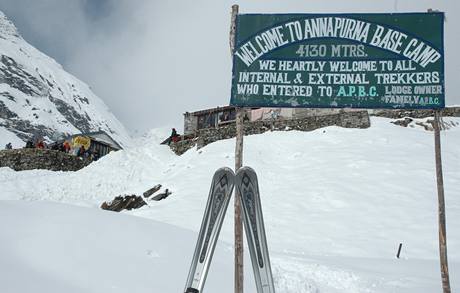 Heli-skiing na Annapurn