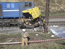 Srka autobusu a vlaku na Ukrajin (12. jna 2010)