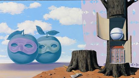 René Magritte: Přenádherná krajina, 1953 René Magritte: Přenádherná krajina, 1953