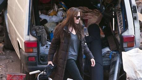 Angelina Jolie natáí v Budapeti