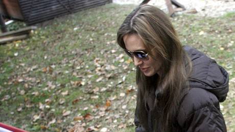Angelina Jolie v Budapeti, kde natáí film