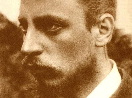 Bsnk Rainer Maria Rilke na fotografi z roku 1900