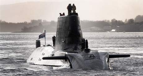 HMS Astute na snímku z 20. listopadu 2009