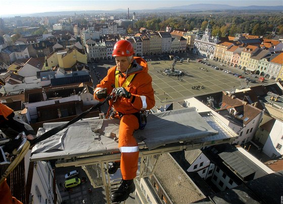 Cviení záchraná na eskobudjovické erné vi.