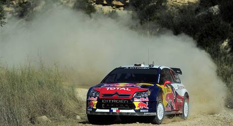 Sbastien Loeb na trati Katalnsk rallye