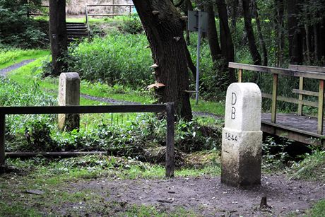 Trojmez (styk hranic Bavorska, eska a Saska). 