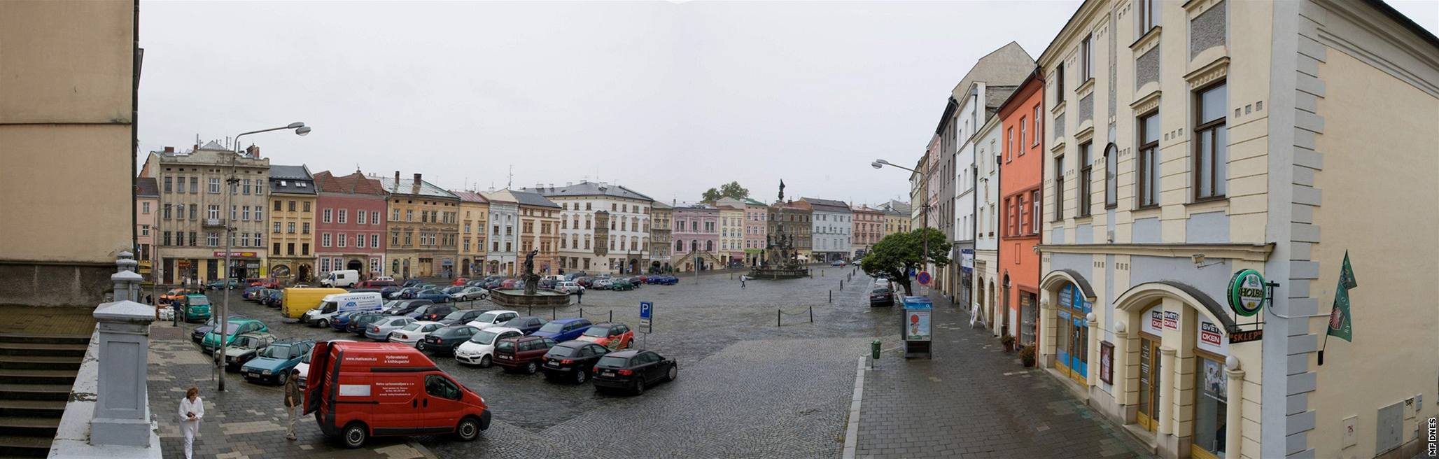 Olomoucké Dolní námstí na podzim 2010.