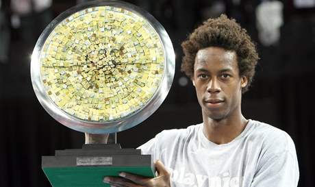 Gael Monfils s trofej pro vtze turnaje v Montpellieru