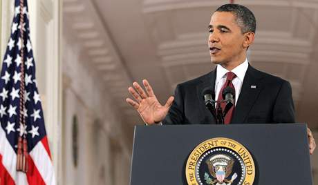 Americký prezident Barack Obama v Bílém dom (3. listopadu 2010)