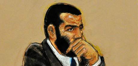 Kanaan Omar Khadr u soudu na Guantánamu