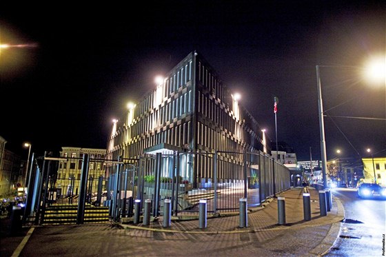 Americká ambasáda v Oslu (3. listopadu 2010)