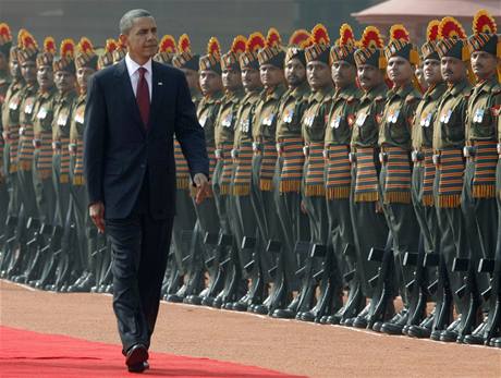 Barack Obama na oficiln nvtv Indie (8. listopadu 2010)