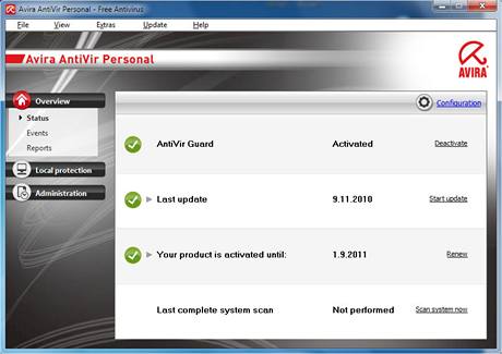 Avira AntiVir Personal 