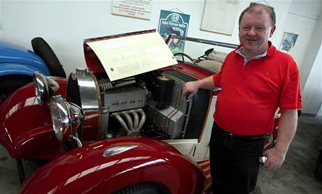 Sbrka Bugatti muzea aut Samohl Motor Holding ve Zln