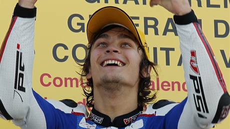 Krásný závr sezony pro Karla Abrahama. eský motocyklista vyhrál závod MS ve Valencii ve tíd Moto2.