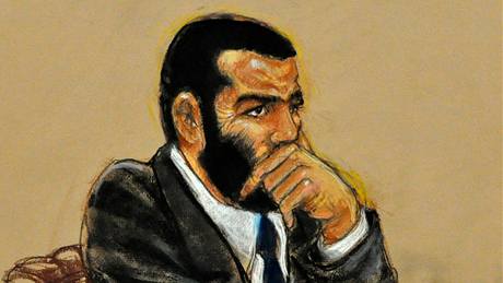 Kanaan Omar Khadr u soudu na Guantánamu
