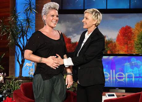 Pink potvrdila thotenstv v The Ellen DeGeneres Show