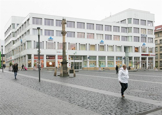 Palác Zdar na Mírovém námstí v centru Ústí nad Labem.