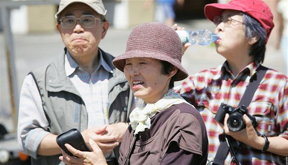 Japontí turisté v eských Budjovicích.   