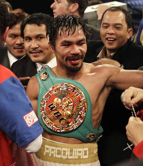 Manny Pacquiao s mistrovskm psem 