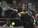 Francouzsk tenista Gael Monfils ve finle turnaje v Pai