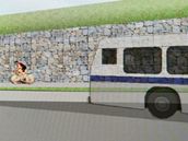 Vizualizace novho dopravnho terminlu v Jihlav, kter m spojit vlakov a autobusov ndra.