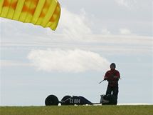 Zvod v landkitingu v Havlkov Brod na buggy a mountainboardech.