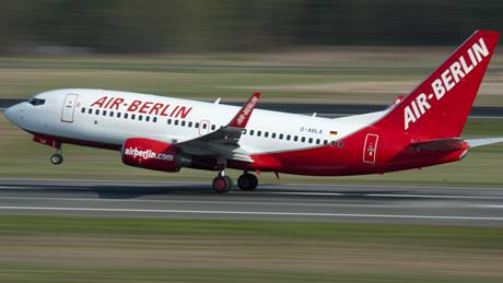 Letadlo německé společnosti Air Berlin Letadlo německé společnosti Air Berlin