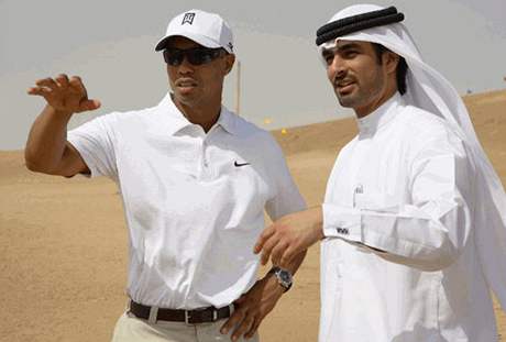 Tiger Woods si prohl pozemky pro plnovan golfov resort v Dubaji.